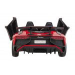 Elektrické autíčko Lamborghini Aventador SV 2x200W 24V - dvojmiestne - červené